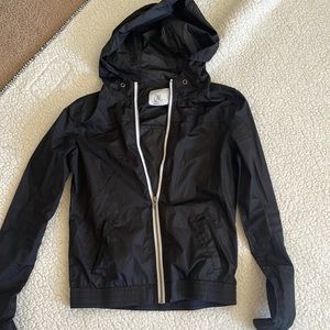 Small black windbreaker